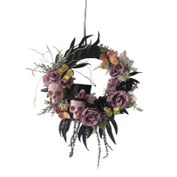 55cm Hanging Pink Wreath