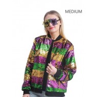 Mardi Gras Sequin Jacket - Medium Mardi Gras Sequin Jacket - Medium