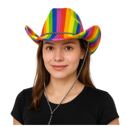 Rainbow Cowboy Hat Rainbow Cowboy Hat