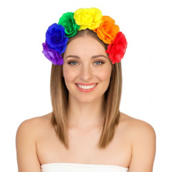 Rainbow Flower Headband Rainbow Flower Headband