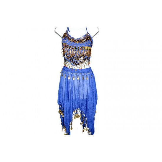 Blue Belly Dancing Set
