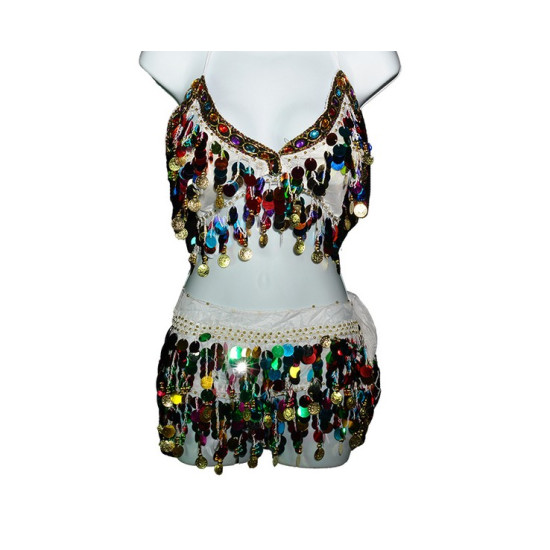 White Belly Dancing Set
