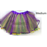 Mardi Gras Tutu Skirt - Medium