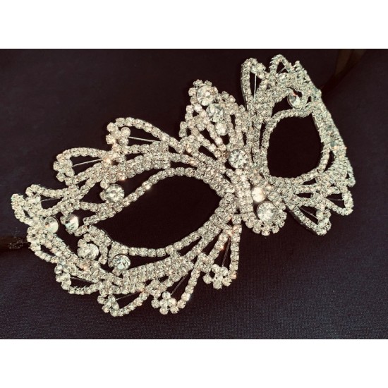 Rhinestone Masquerade Mask