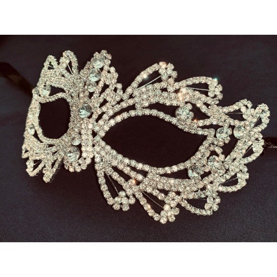 Rhinestone Masquerade Mask