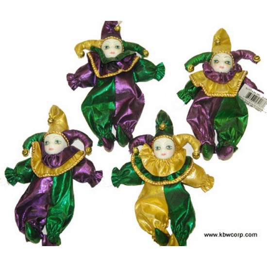 Mardi Gras Jester Dolls - Assorted