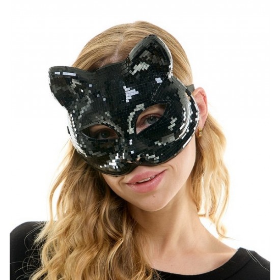 Black Mirror Cat Mask Black Mirror Cat Mask