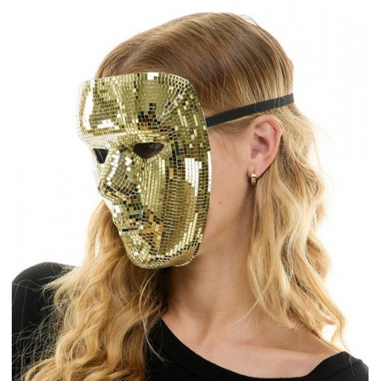 Gold Mirror Full Face Mask