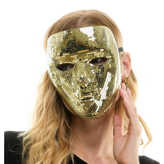 Gold Mirror Full Face Mask