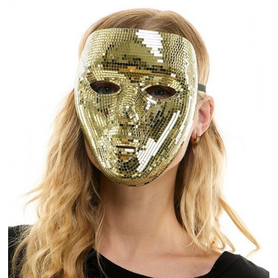 Gold Mirror Full Face Mask