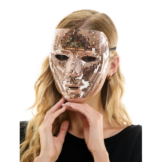 Rose Gold Mirror Full Face Mask