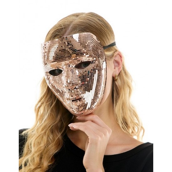 Rose Gold Mirror Full Face Mask