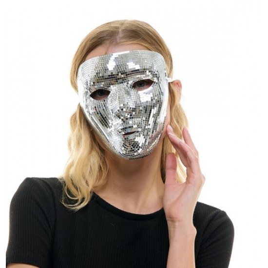 Silver Mirror Full Face Mask