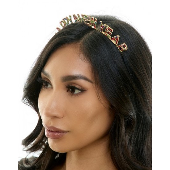 Rainbow NYE Rhinestone Headband Rainbow NYE Rhinestone Headband