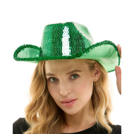 Green Mirror Cowboy Hat