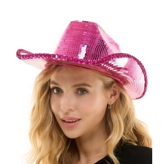 H.Pink Mirror Cowboy Hat display picture 3