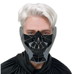 Polygon Black Mirror Mask