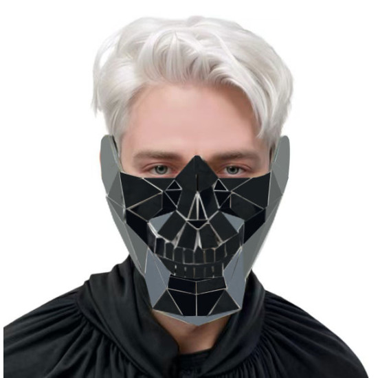 Polygon Black Mirror Mask Polygon Black Mirror Mask
