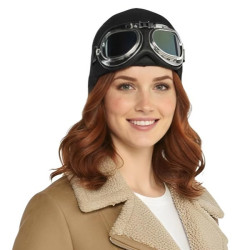 Aviator Hat with Goggles