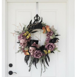 55cm Hanging Pink Wreath
