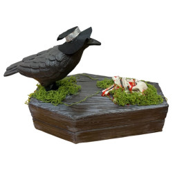 Animated Crow Coffin