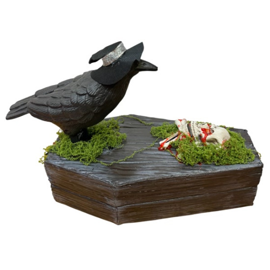 Animated Crow Coffin