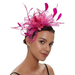 Hot Pink Fascinator
