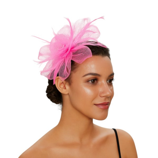 Rose Pink Fascinator