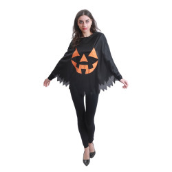 Jack O' Lantern Poncho