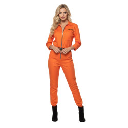 Women's Prisoner Jumpsuit - S/M