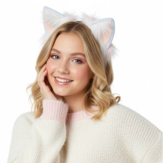 Pink Furry  Ears