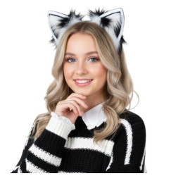 Black Furry  Ears