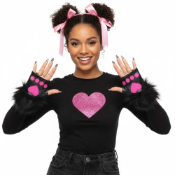 Cat Fur Cuffs