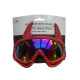 Red Rhinestone Devil Goggles