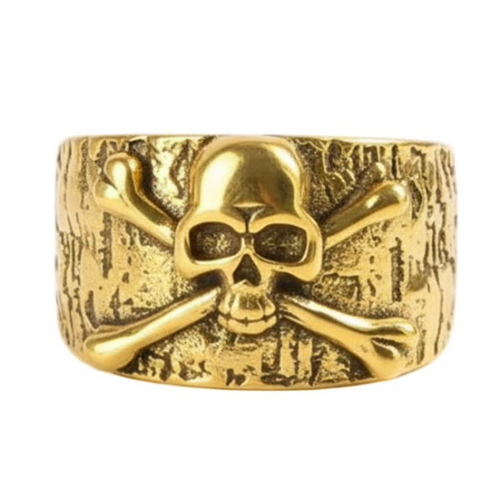 Gold Skull Ring