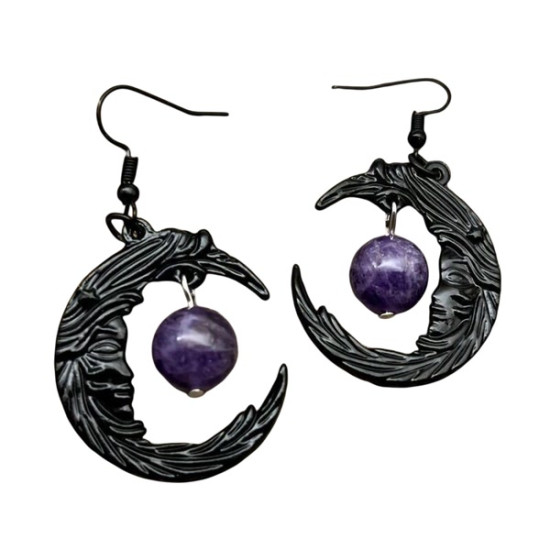 Dark Moon Earrings