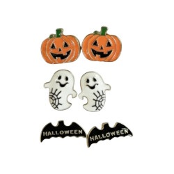 Halloween Earrings, 3 pairs