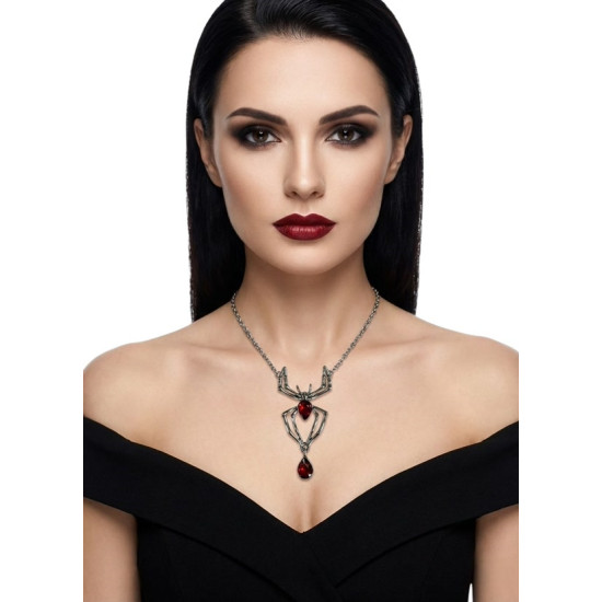 Spider Gem Necklace
