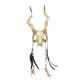 Bone Goat Skull Mask Headpiece