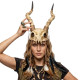 Bone Goat Skull Mask Headpiece