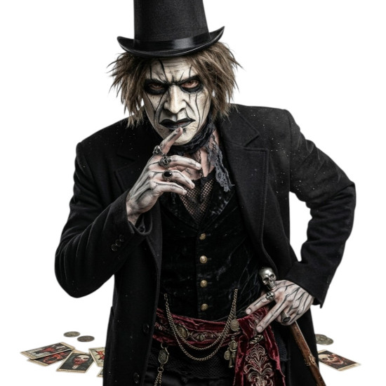 Creepy Top Hat Horror Mask