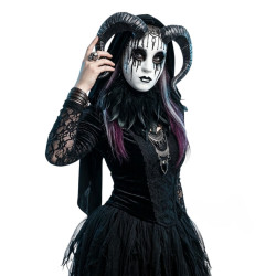 Demon Queen Horned Mask