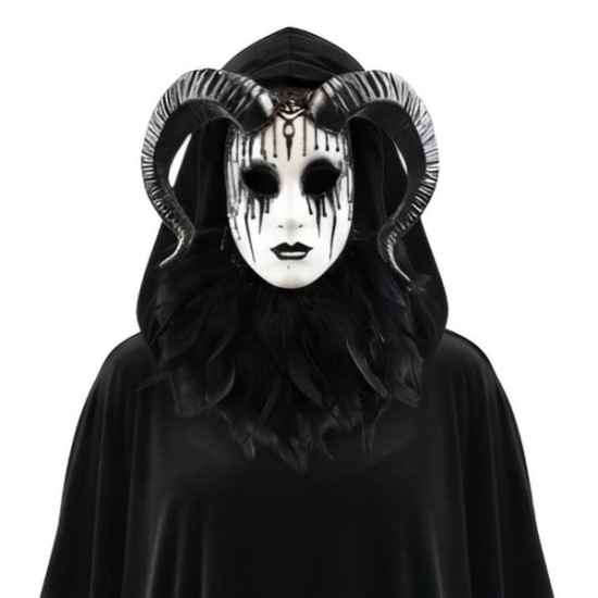 Demon Queen Horned Mask
