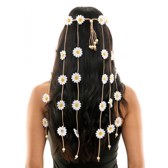 60s White Daisy Headband 60s White Daisy Headband