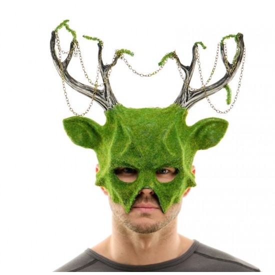 Woodland Voodoo Deer Horns Mask