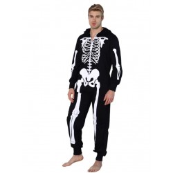 Adult Hooded Skeleton Jumpsuit - Extra Large Adult Hooded Skeleton Jumpsuit - Extra Large