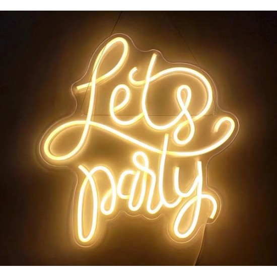 Let's Party Neon Sign Let's Party Neon Sign