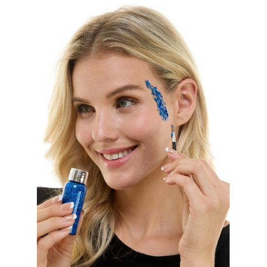 Blue Glitter Makeup Kit