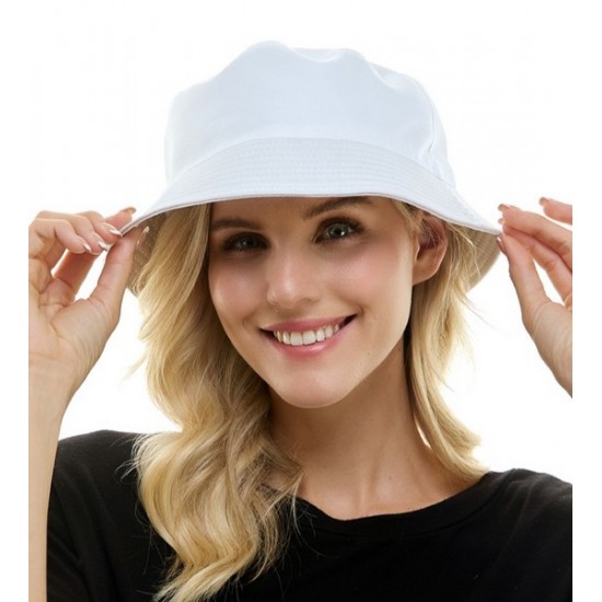 White Bucket Hat
