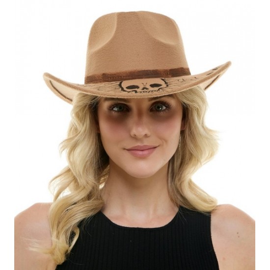 Western Painted Cowboy Hat